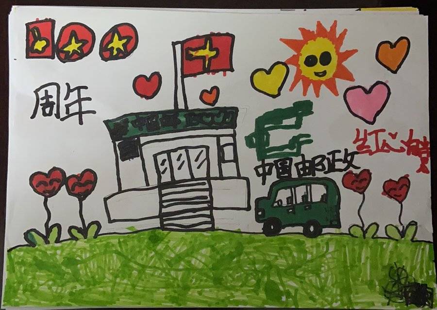 童心绘邮政 儿童绘画比赛-微投票