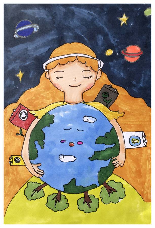 "资规杯·世界地球日"儿童绘画公益大赛作品网上评选活动【幼儿组】